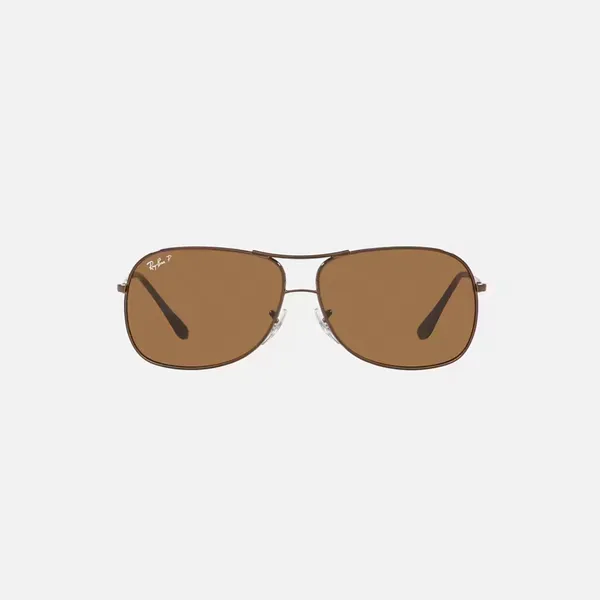 Ray Ban RB3267 014/83 Polarized Polished Dark Brown 64-13mm Sunglasses Authentic - Image 2