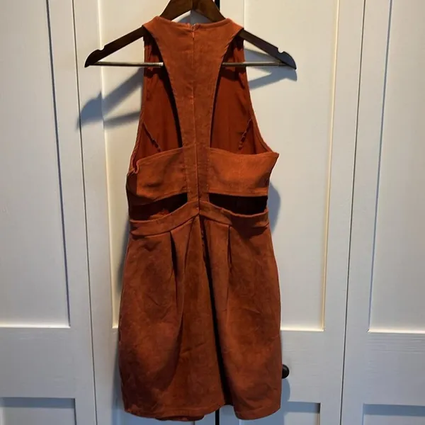 Altard State Faux Suede Festival Dress Size M - Image 3