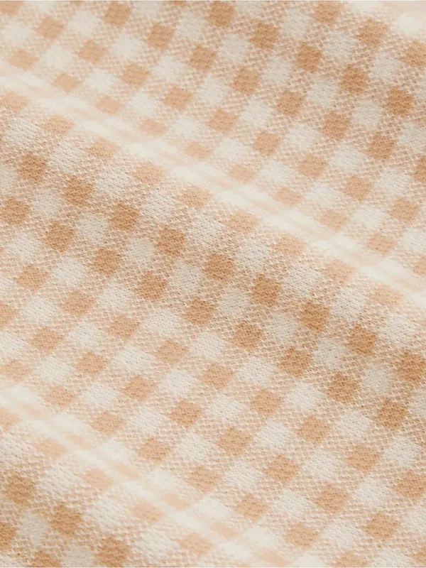 CIDER Gingham Sleeveless Top Tan Large NWT - Image 5