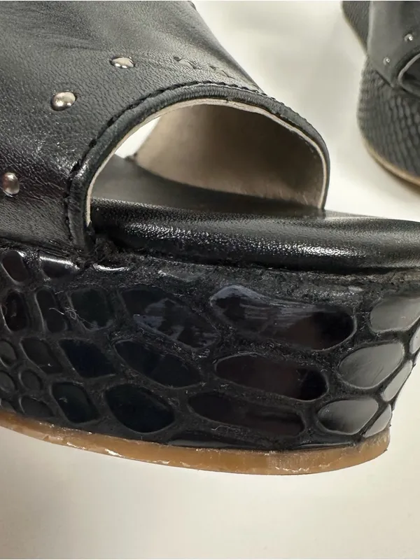 Freebird Terra Wedge Sandals Black Size 5 - Image 4
