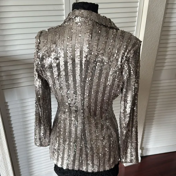 Vici Metallic Blazer size small - Image 3