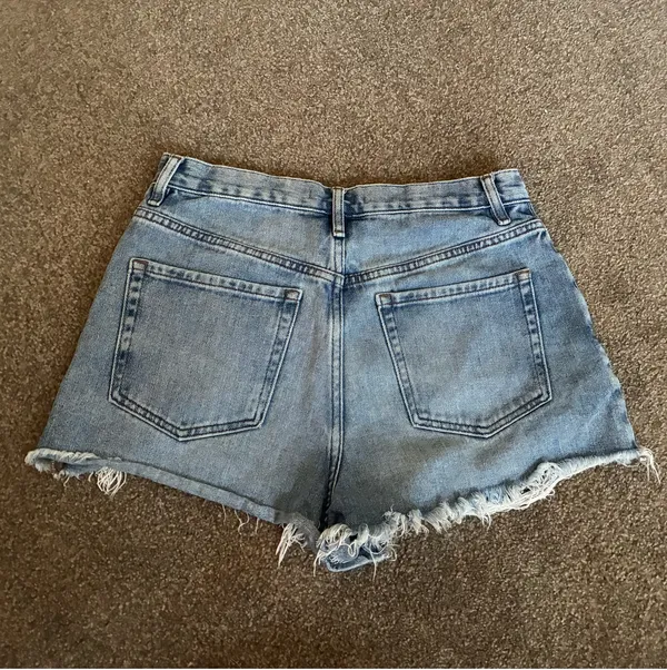 PacSun Blue Denim Shorts Distressed - Image 2