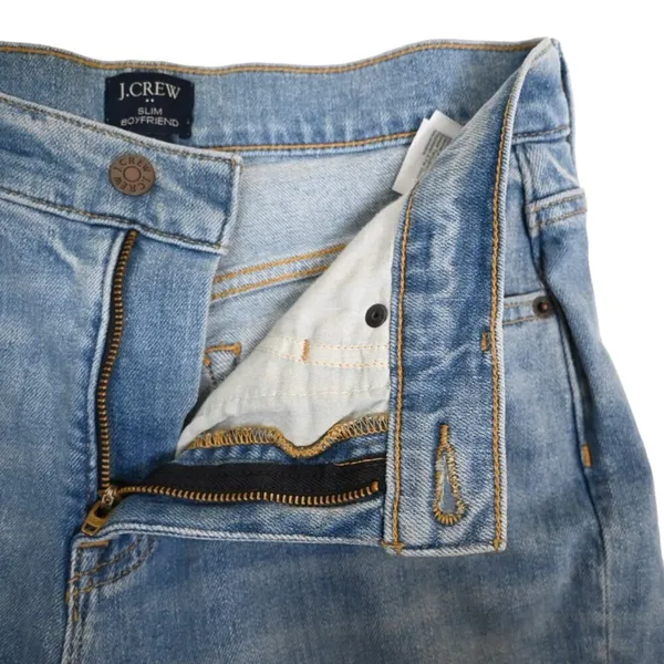 J. Crew Womens 25 Slim Boyfriend Jeans Light Wash - Image 8