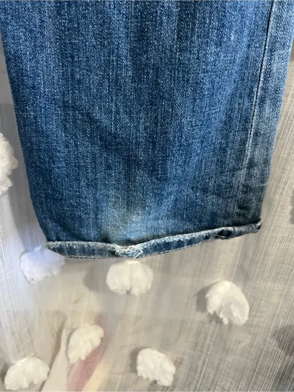 Miss Me Blue Distressed boot Jeans with Studded Pocket - Image 3