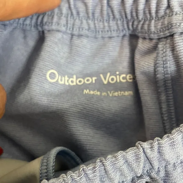 Outdoor Voices Shorts Periwinkle Blue Lavender Athletic Running Workout Small - Image 3