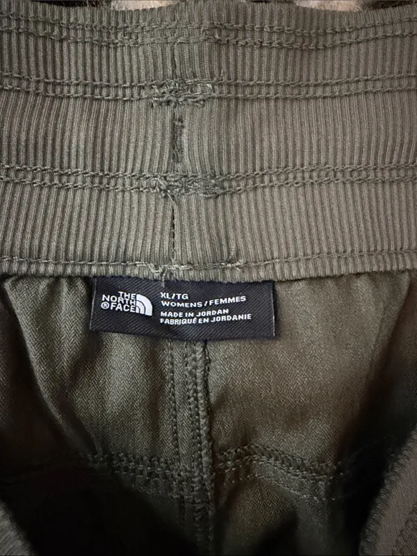The North Face Olive Performance Running Shorts - Image 3