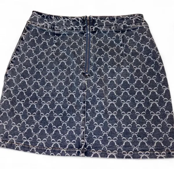 Denim Miniskirt Blue - Image 3