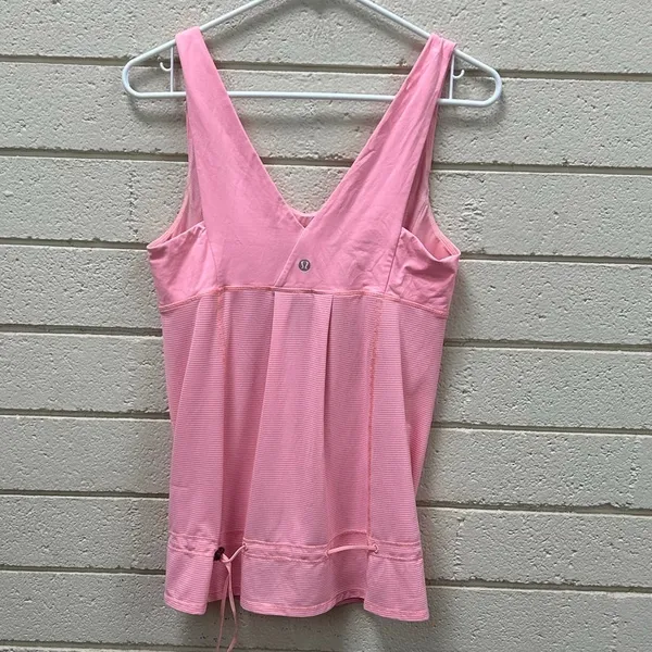 Lululemon Hustle & Bustle Tank Heathered Bleached Coral / Bleached Coral size 8 - Image 6