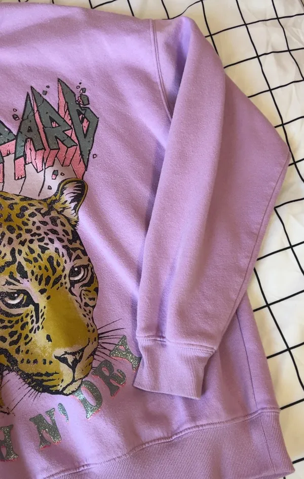 Def Leppard Purple  Sweatshirt - Image 4