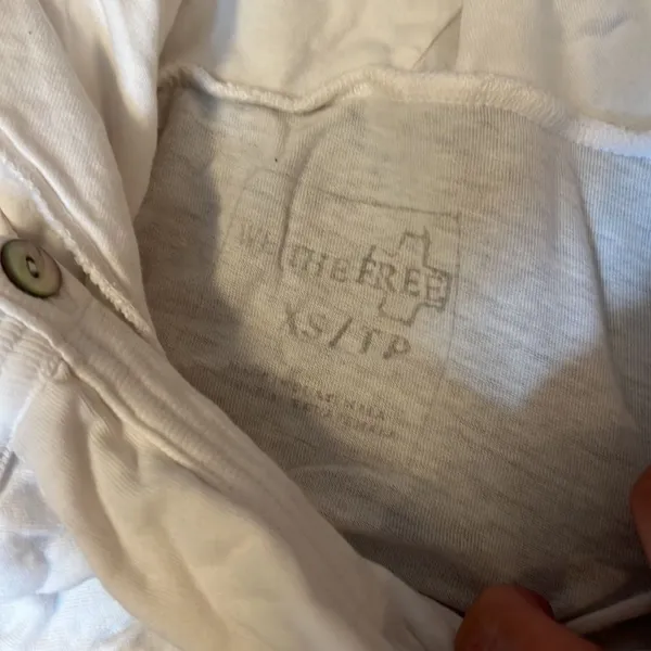 We the‎ free oversized white top xs - Image 8