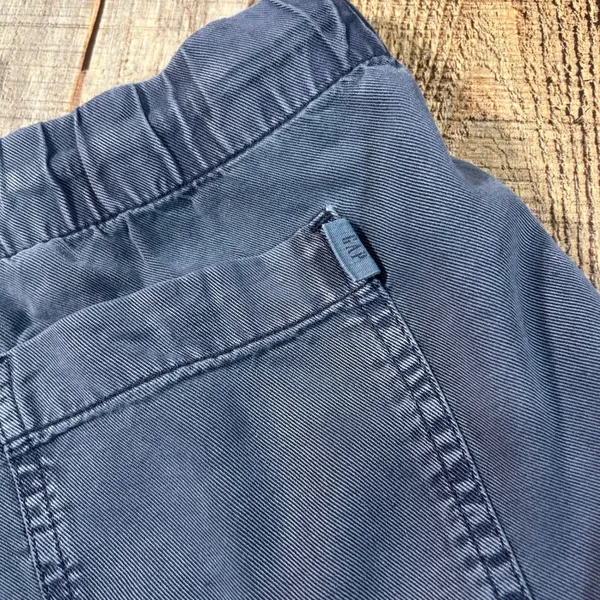 GAP Blue 100% Lyocell Twill Pull On Utility Shorts Drawstring Waist Small Gorp - Image 8