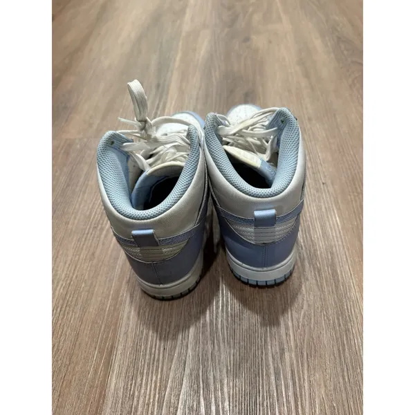 Nike Dunk High Aluminum White Blue Womens Sneakers DD1869-107 Size 7‎ - Image 3