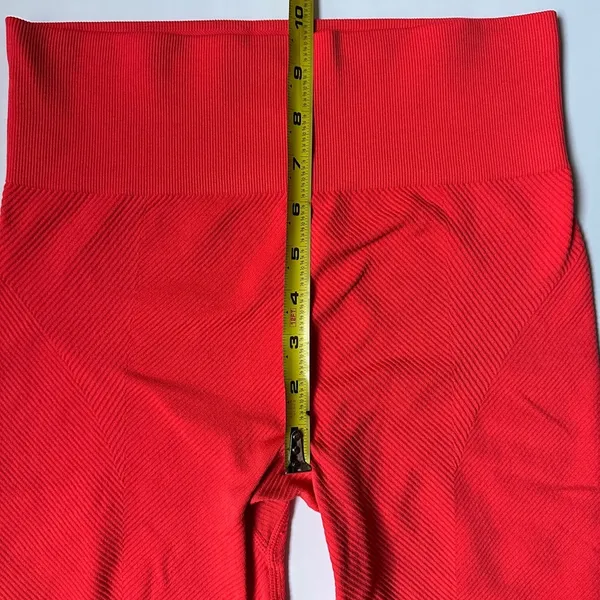 New‎ Balance Women's Bike Shorts | Sz Medium | Red Orange - Image 5