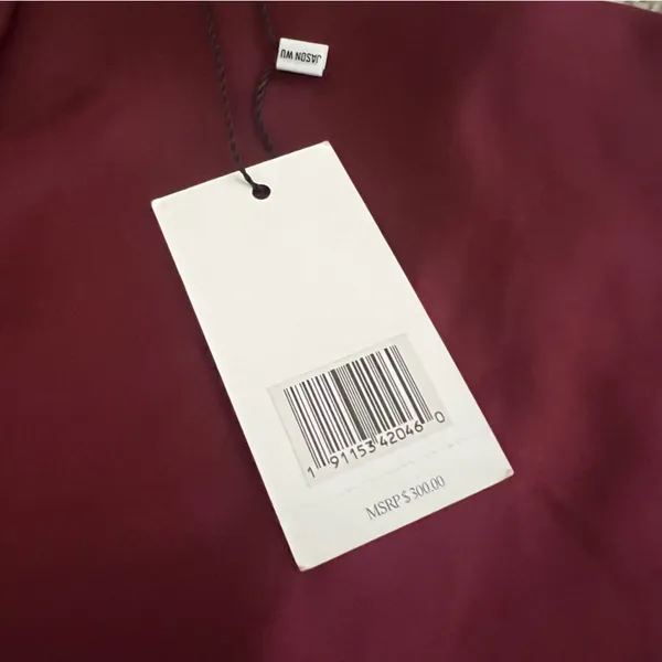 Jason Wu Women’s Burgundy Wine Red Halter Neck Satin Cocktail Midi Dress - Image 7