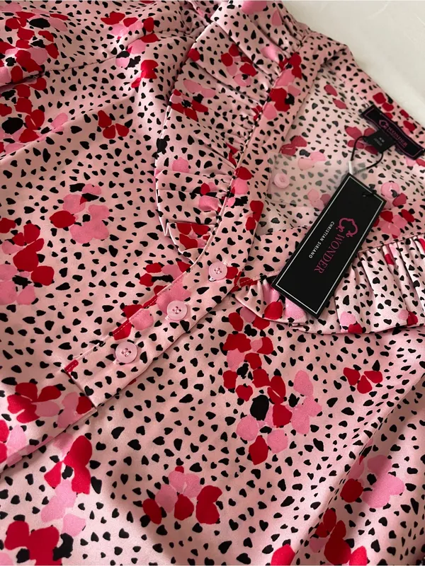 NWT C. Wonder by Christian Siriano Pink Floral Blouse - XS - Image 4
