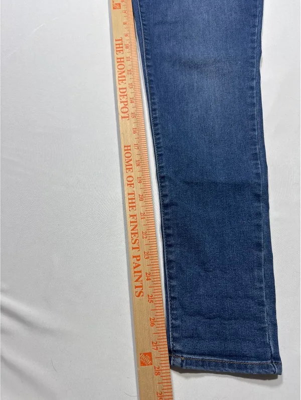 Jessica Simpson Kiss Me Skinny Blue Denim Jeans Size 14/32 - Image 3