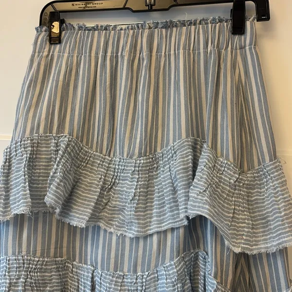 Anthropologie Tiered Maxi Skirt - Image 3