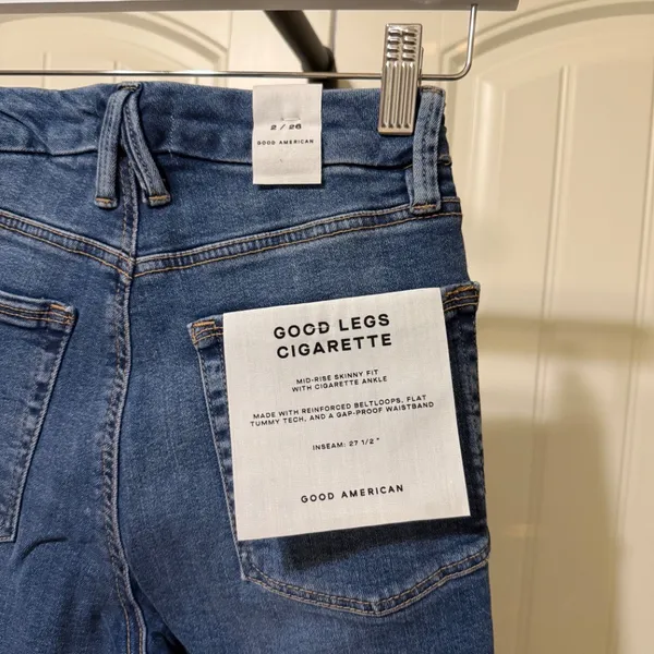Good American | Good Legs Cigarette Jeans *NWT* - Image 6