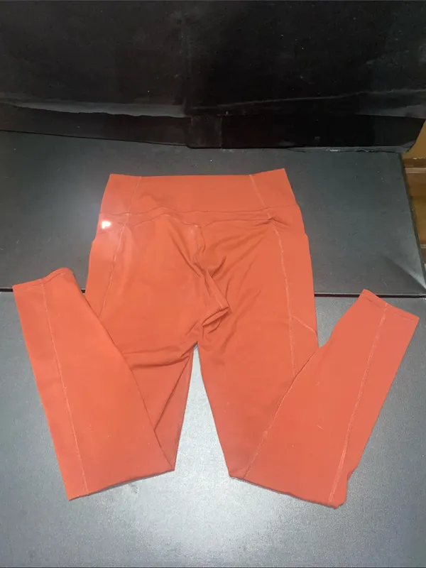 Fabletics Rust Leggings with Pockets Sz L - Image 3