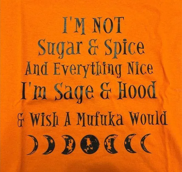 Women’s Sugar and Spice Tshirt Size XL - Image 2