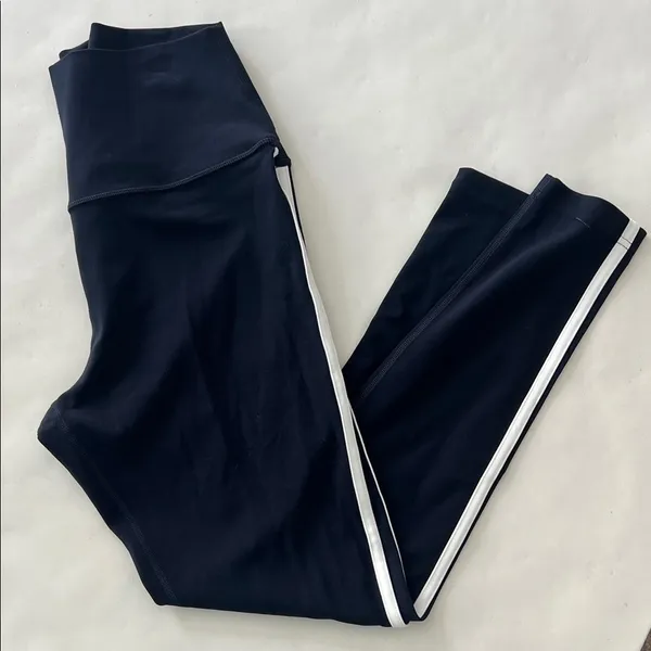 Splits59 Amber Airweight High Waist 7/8 Legging in Indigo Blue White L $128 - Image 4