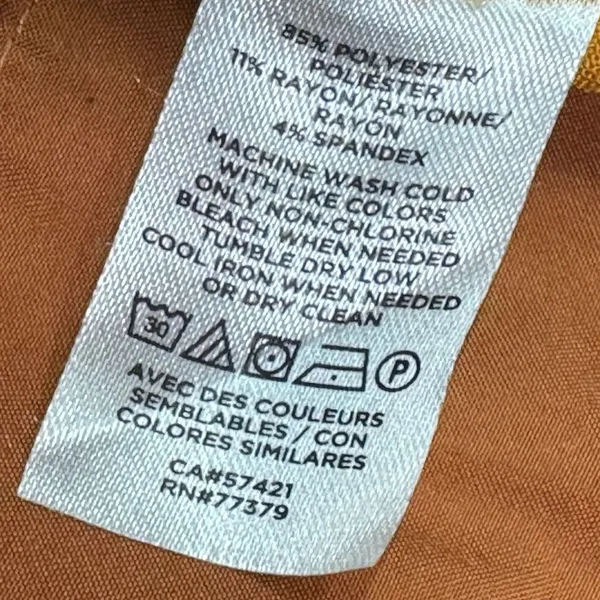 ANN TAYLOR Women's‎ Ochre Wide Leg Cropped Pants Size 8 - Image 6