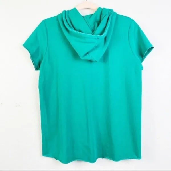 SUNDAYS Green Short‎ Sleeve Hoodie - Image 4