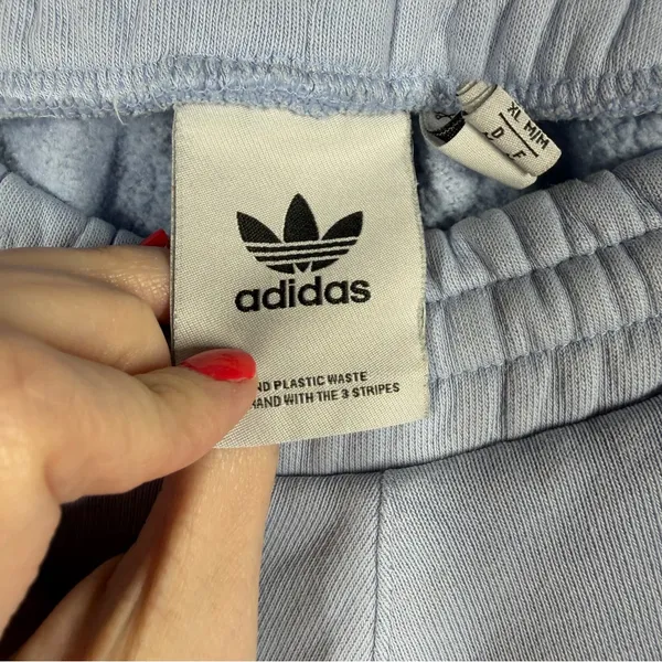 Adidas Light Purple High‎ Rise Sweat Shorts - Image 4
