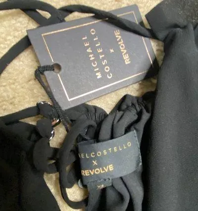 Michael Costello Revolve  Black Romper - Image 4