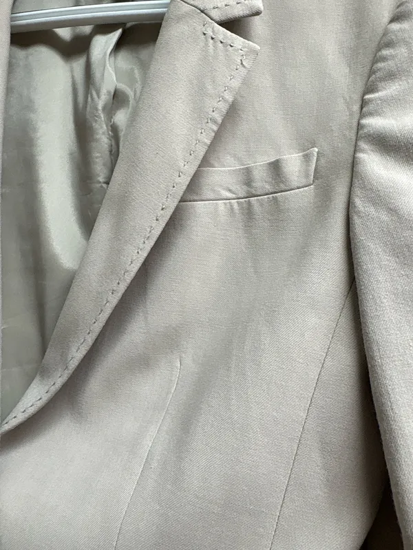 Ann Taylor Beige Blazer Vintage - Image 4