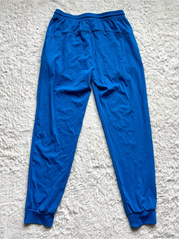 G Gradual Womens Jogger Pants M Blue Zipper Pocket Tapered Running Lounge Travel - Image 11