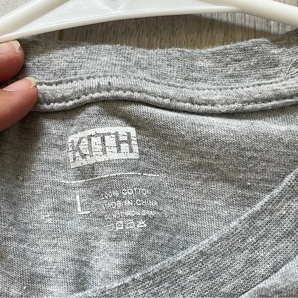 Kith Cotton Tshirt crewneck short sleeve womens Green (large) minimalist casual - Image 2