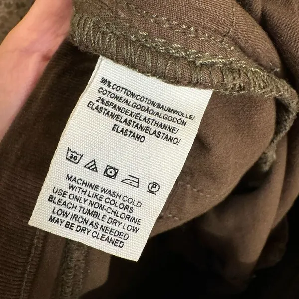 Free People Reagan Walnut Brown Button Fly Corduroy Ankle Jeans Size 30 - Image 4