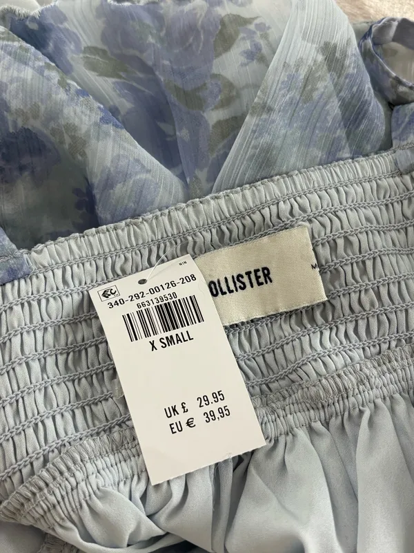 Hollister Blue Babydoll Top - Image 3