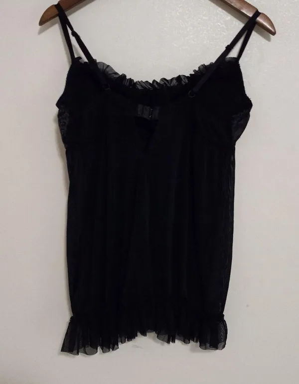 Dreamgirl M Sexy Underwire Black Negligee Lingerie - Image 4