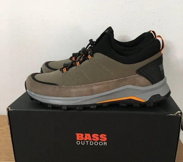 New Women’s Bass Outdoor Trek Stretch Slip In Hiker Hiking Shoes Walnut Size 7 - Image 3