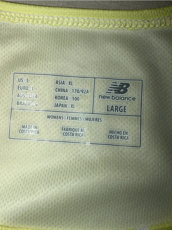 New Balance‎ Women’s Yellow Nationals Outdoor Tank Top - Image 2