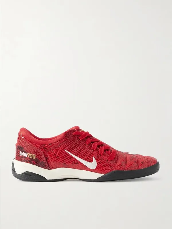 Nike Total 90 SE Red Snake Leather Women’s Sneakers US 7.5 NIB - Image 3