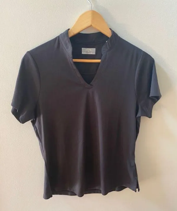 Callaway Women's Black Golf Shirt Size Large, Short Sleeve NWOT - Image 3