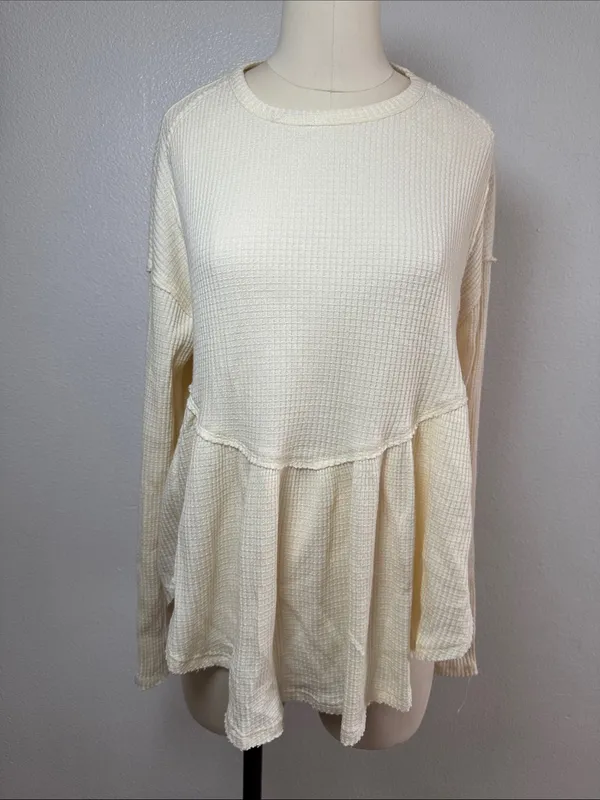 NWOT We the free oh my babydoll thermal top size XS - Image 2