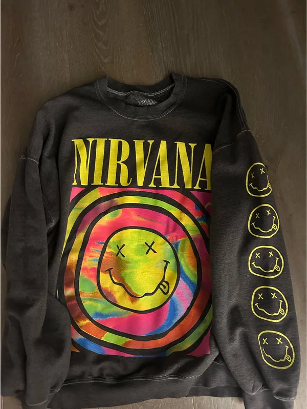 Grey Nirvana Urban Outfitters Crewneck - Image 3