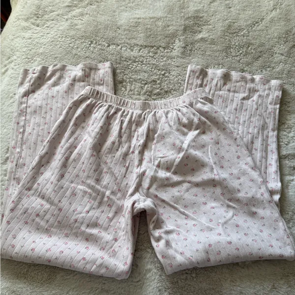 Hippie Rose Good Days Project pink floral loungewear pants - Image 4