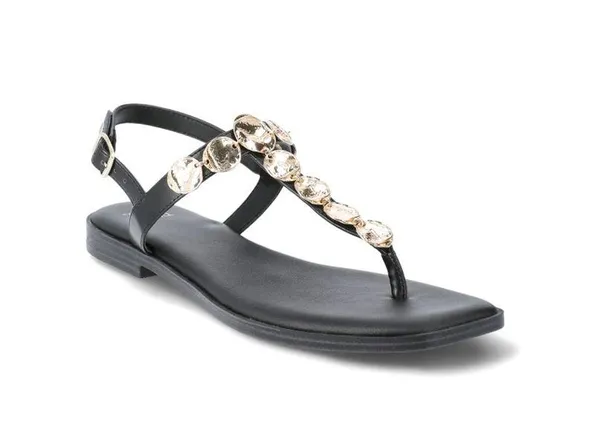 Black Coin Sandals - Image 2