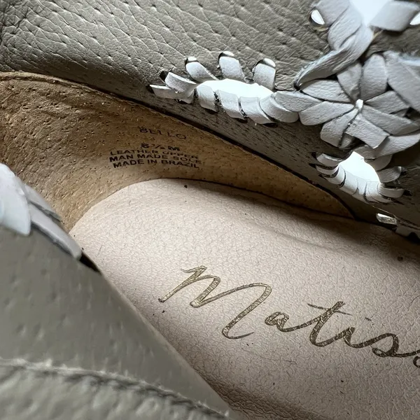 Matisse Bello‎ White Lattice Leather Lasercut Boots Size 8.5 Zip Ankle Booties - Image 12