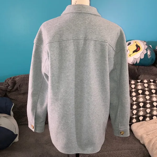 AVEC LES FILLES Buttoned Shacket, Medium - Image 5