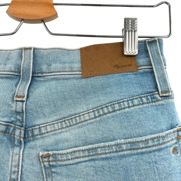 Madewell The Petite Perfect Vintage Straight‎ Jean Danby Wash: Knee-Rip Edition - Image 8
