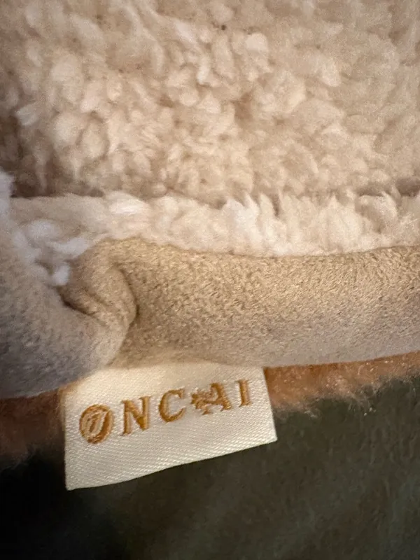 Women's Plush Tan Fleece-Lined Slip-On Slippers - Image 6