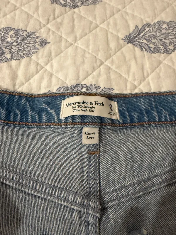 Abercrombie & Fitch The ‘90s Straight Ultra High Rise Curve Love - Image 5