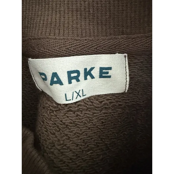 Parke x Dunkin' Varsity Mockneck Dunkin Espresso Size L/XL - Image 12