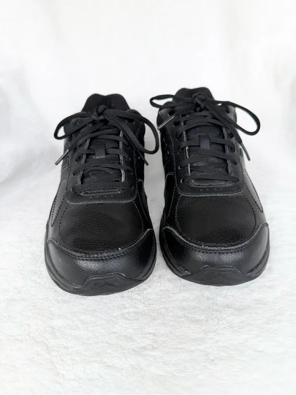 New Balance Womens 575 Athletic Shoes Size 10 Black Leather WW575BL2 Walking - Image 3